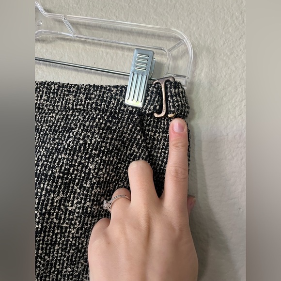 Vintage Liz Claiborne Gray, White & Black Speckled Pencil Skirt Womens Size 8 - Picture 6 of 12